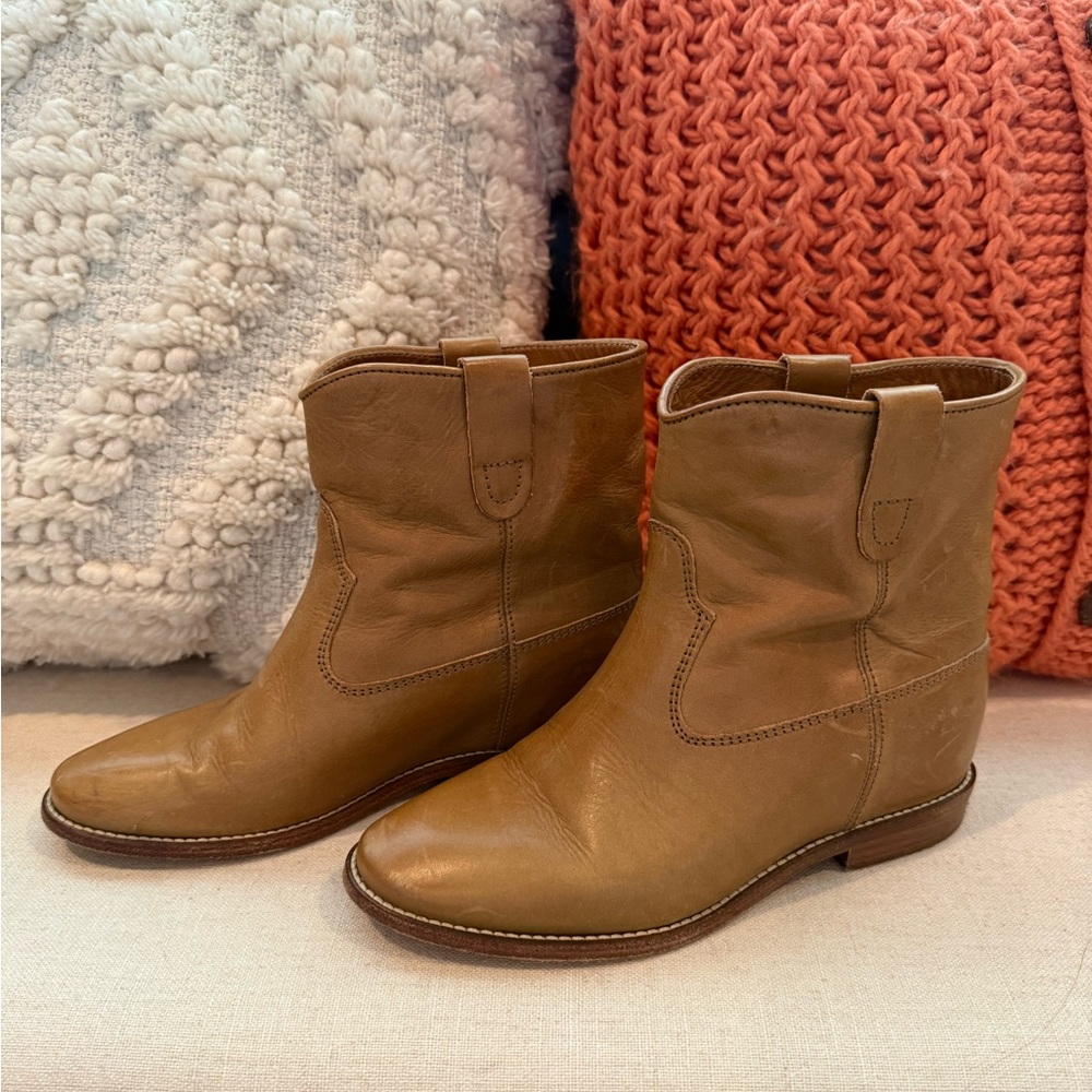 Isabel Marant Etoike Leather Boots Sz 37